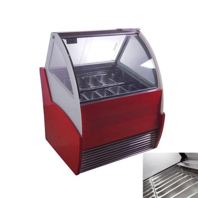 Китай Large Capacity Single-temperature Hign-end Ice Cream Display Cabinet Display Showcase Freezer продается