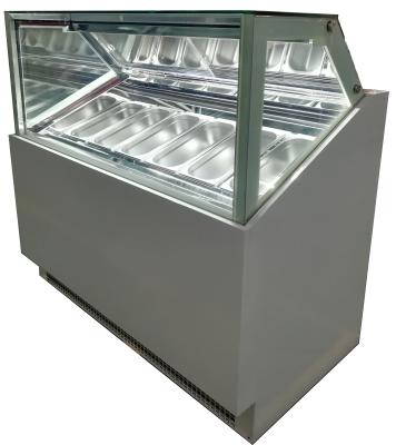 China Single-temperature Standing Single Row Ice Cream Display Freezer for sale