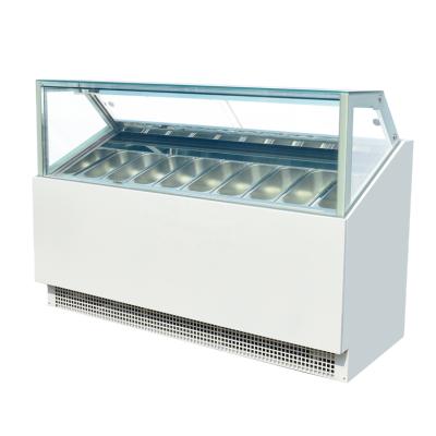 Китай Single-Temperature Commercial Glass Ice Cream Display Fridge продается