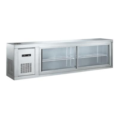 China Single-Temperature Sliding Glass Door Beverage Freezer for sale