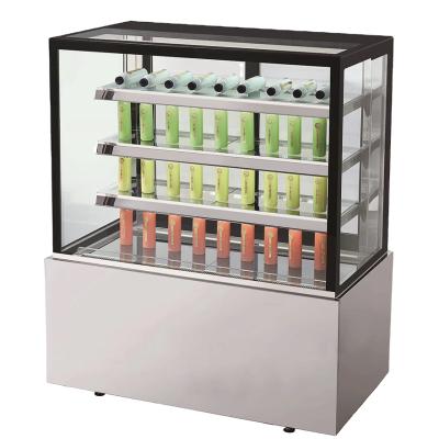 Κίνα SUMYO Single-temperature Stainless Steel Rectangular Cake Cabinet Display Freezers προς πώληση