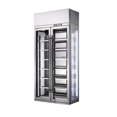 China Single-Temperature Commercial 2 Doors Wine Cabinet Showcase Refrigerator for sale