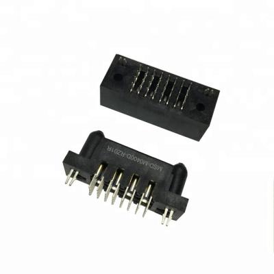 China 40A Power Pitch 6.35mm 4 Pin Vertical Pitch PCB Blade Shaped Pin Connector, Dual Row Pin Header Connectors for sale