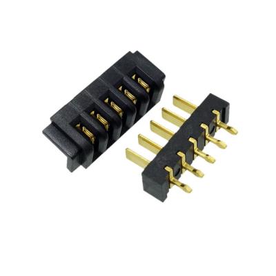 China PCB MISTA 5 Pin Pitch 2.5mm Lithium Ion Blade Shaped Battery Connector for sale