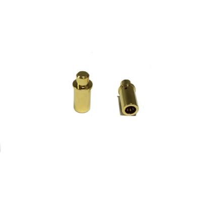 China OD: 3.8*H: 15mm crown contact spring pin, test pin ID: 3.8*H: 15mm for sale