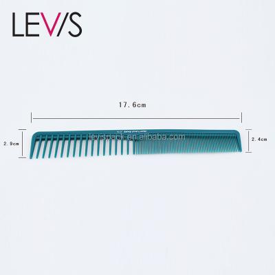 China High Quality Salon Carbon Fiber Custom Hair Plastic Wide Tooth Hair Comb for sale