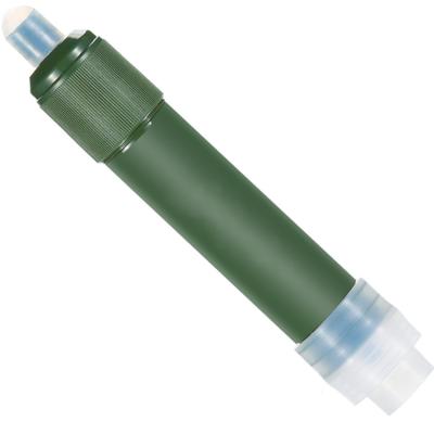 China Outdoor PVC Survival Equipment Water Purifier Bottle Emergency Raising Accessories Water Purifier Filter for sale