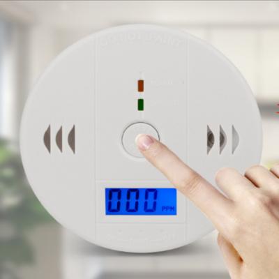 China Smart Battery Powered Portable Co Smoke Home Security LED Carbon Monoxide Detector CO Alarm for sale