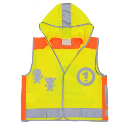 China Reflective Structure Children Road Safety Child Safety Manufacture Reflective Vest for sale