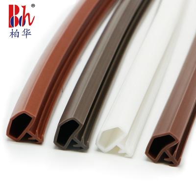 China Sound Insulation Wooden Door Seal Strip Modified Pvc Door Weatherstrip for sale