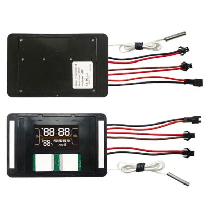 China Factory Selling OEM Dual Sweep Touch Date Display Sensor Switch 12v LED Time Temperature Mirror Dimming Switch 60.00*34.4mm for sale