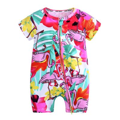 China 2020New Fashion Summer Cotton Baby Romper Infant Short Sleeve 100% Soft Rompers for sale