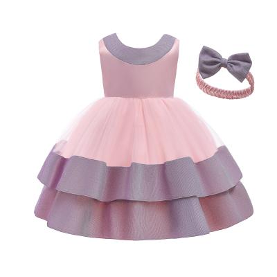 China Lovely Breathable Girls Dresses Birthday Girl Princess Dress Matching Wholesale High Quality Kids Dress Party for sale