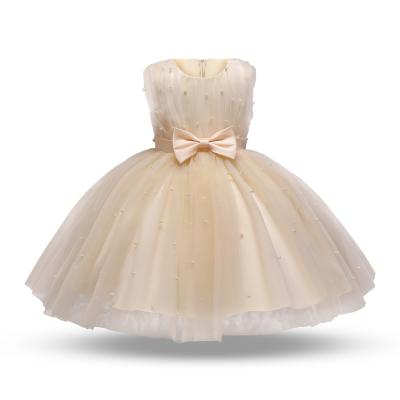 China Breathable Hot Selling Flower Dress Kids Wedding Party Costume Girls Dress 2-6 Years Old for sale