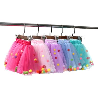 China Breathable Cute Little Girl Toddler Cotton Mesh Tutu Skirt for sale