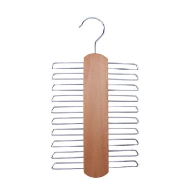 China Belt Hanger Lotus Wood Non-Slip Wood Tie Premium Anti-Slip Wood Hangers for sale