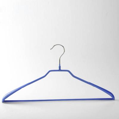 China Wide Shoulder Wide Shoulder Suit Hanger Heavy Duty Coat Hangers With Trouser Bar for sale