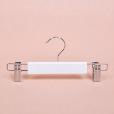 China With white clips clip hanger for panties, skirts, slacks for sale