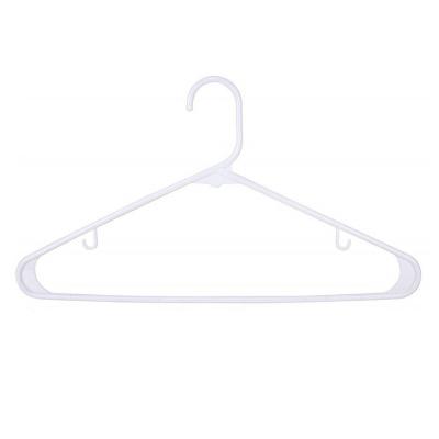 China CLASSIC Standard Plastic Tubular Durable Shirt Hanger Hangers (50 Packs) Ideal For Laundry And Everyday Use for sale