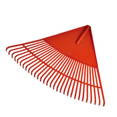 China High Quality Garden Rake 22T/26T/30T Red Leaf Plastic Rake Grass Deciduous Cleaning for sale