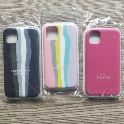 China Shockproof Silicone Phone Case Manufacturer For Iphone 11 Shockproof Case Iphone 11 pro Iphone 11 pro Max Silicone Back Cover Silicone for sale