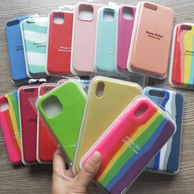 China Manufacturer Customized High Quality Shockproof Silicone Cell Phone Case Cover Silicone Phone Case Protective Manufacturer for sale