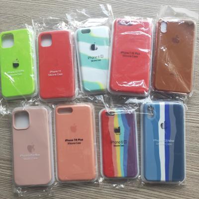 China Shockproof Mobile Phone Silicone Case Cover With Custom Logo, Microfiber Liquid Silicone Back Cover With Customized Logo for sale