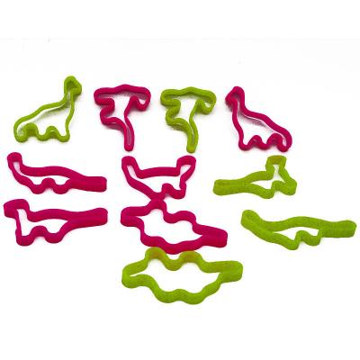 China Cute Glitter Silicone Silly Bands Scented Silly Wristband Glow In The Dark Animal Shaped Bands For Kids for sale