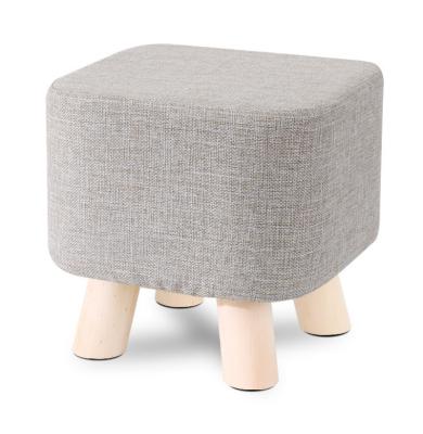 China (Others) Customized Solid Wooden Legs Adjustable Round Small Adult Stool Wholesale Wooden Stools for sale