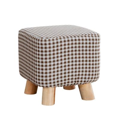 China Modern Decoration Creative Adjustable Home Comfortable Wooden Adult Stool Solid Wood Stool (The Other) for sale