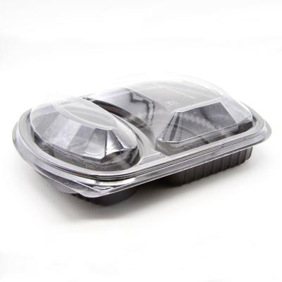 China HYX-002 Disposable Lunch Box Blister Take Away Fast Food Packaging for sale