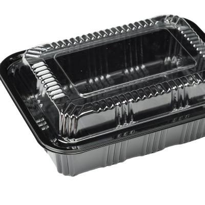 China Disposable Factory Accepts Restaurant Custom High Quality Food Grade Sealed Plastic Sushi Tray for sale