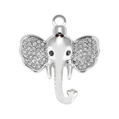 China CLASSIC Cremation Elephant Urn Necklace For Ashes Jewelry Pendant DIY Mini Keepsake Urn Memorial Ash for sale