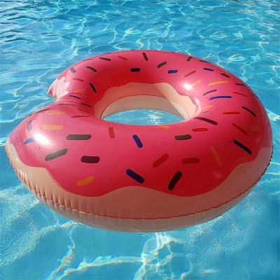 China Cartoons Wholesale Inflatable PVC Summer Beach Pool Float Kids Swim Ring for sale