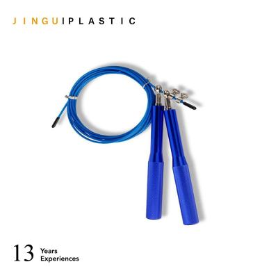 China Support OEM Jump Rope Aluminum Alloy Handle With High Quality Steel Rope Skipping Rope For Professional Competition for sale