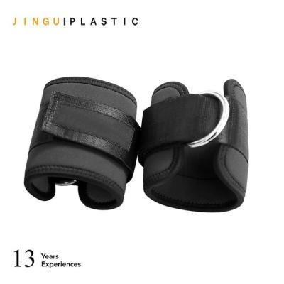 China Weightlifting Ankle Straps Wholesale Adjustable Sports Workout Gym Sports Protector Weighted Ankle Straps for sale