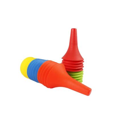 China BSCI Factory Stable Football/Soccer Horn/Trumpet Agility Training Cone Fitness Obstacles Sets Cheap Tunnel Speed ​​Training Equipment for sale