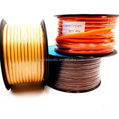 China A.W.G. Wire Battery Power Pure Copper Audio Cable 4 GA car audio system for sale