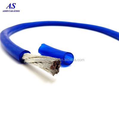 China Rground tinned 1/0 A.W.G car ground cable 0 gauge ofc power cable copper audio wire for sale