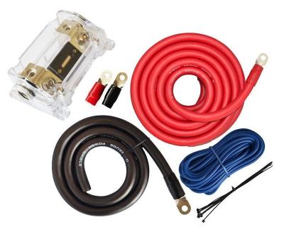 China Speaker High Performance 4 Gauge Car Amplifier Wiring Kit Amp Install 4 Gauge Power Wire Kit for sale