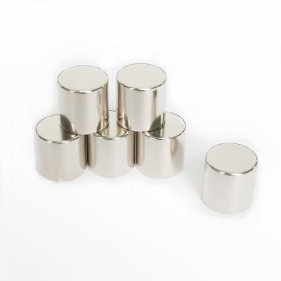 China Industrial magnet high performance sintered large cylinder magnet n38 neodium magnet for sale