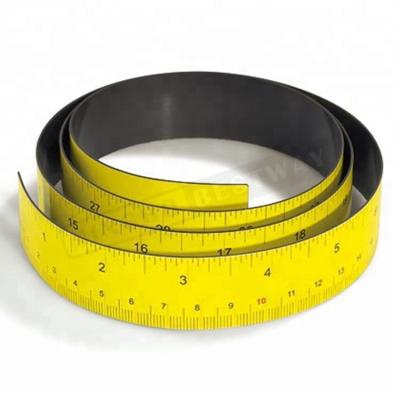 China Industrial Magnet Rubber Magnetic Ruler/1m Magnetic Ruler for sale