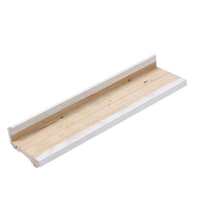 China Scandinavian Friendly Environment Molding Decorative Skirting Wood Baseboard for sale