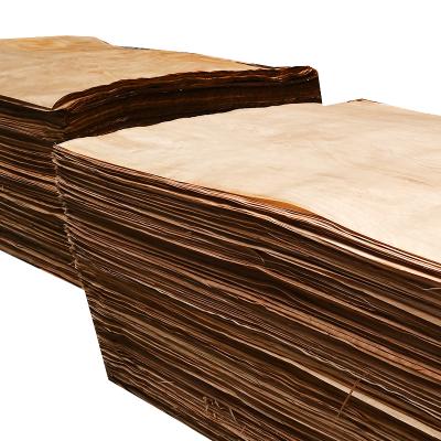 China Smooth Okoume Natural Wood Veneer Rotary Cut Okoume Face Veneer for sale