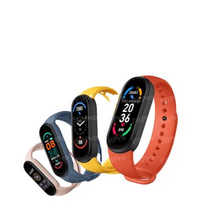 中国 Attractive Design M6 Band Screen Heart Rate Blood Pressure Colorful Music Sport Smart Watch Wristband 46.8 X X12 16.8 Mm 販売のため