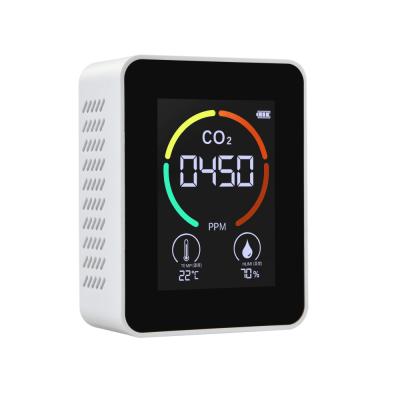 China Indoor Air Quality Temperature RH CO2 Meter Controller Wall Mount Digital Carbon Dioxide Monitor 90 x 70 x 35 mm for sale