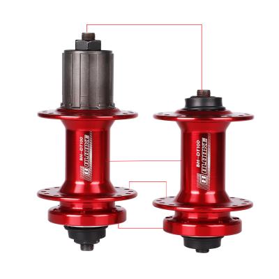 China Aluminum Alloy BLOOKE 36 Hole Quick Release Front Rear Hubs Bicycle MTB Bicycle Brake Hub for sale