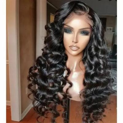 China Body Wave 12A Grade Loose Wave Cuticle Aligned To Lace Front Closure Human Hair Wigs 13x6 13X4 Front Wigs Raw Vetnamese Hair for sale