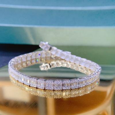 China 2021 8 CLASSIC trending jewelry Diamond Tennis Bracelet Woman Bracelets 18K style anklet bracelet 3mm 5mm gold for sale