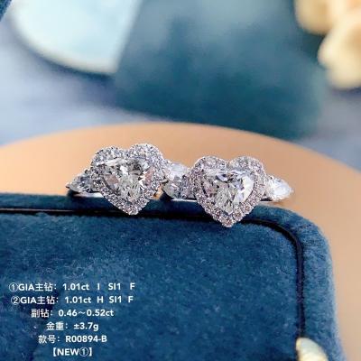 China CLASSIC Light Jewelry Diamond Fashion Jewelry Fashion Big Diamond Engagement Ring for sale